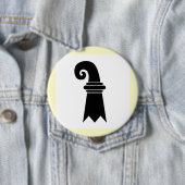 Badge Rond 10 Cm Bâle, Suisse (En situation)