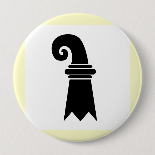 Badge Rond 10 Cm Bâle, Suisse (Devant)