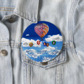 Badge Rond 10 Cm Ballons d'essai 2024 (En situation)