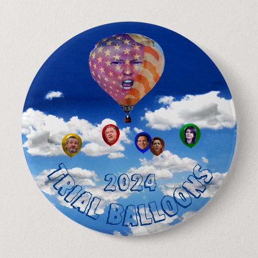 Badge Rond 10 Cm Ballons d'essai 2024 (Devant)