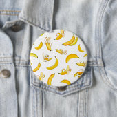 Badge Rond 10 Cm Banana Pattern 4 (En situation)