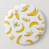 Badge Rond 10 Cm Banana Pattern 4 (Devant)