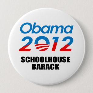 BADGE ROND 10 CM BARACK DE L'ÉCOLE
