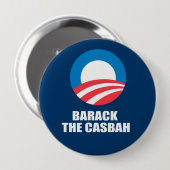 BADGE ROND 10 CM BARACK LE CASBAH (Devant & derrière)