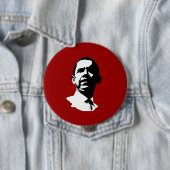 Badge Rond 10 Cm Barack Obama 2012 (En situation)