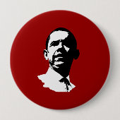 Badge Rond 10 Cm Barack Obama 2012 (Devant)