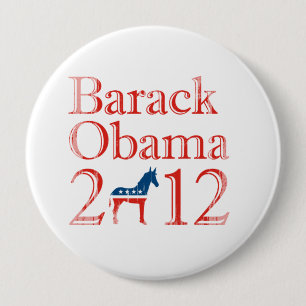 Badge Rond 10 Cm Barack Obama 2012 Démocrate Vintage.png