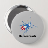 BADGE ROND 10 CM BARACKROACH (Devant & derrière)