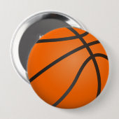 Badge Rond 10 Cm Basketbal, balsport, sport d'équipe. (Devant & derrière)