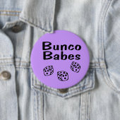 Badge Rond 10 Cm Bébés de Bunco (En situation)