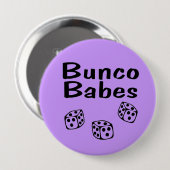 Badge Rond 10 Cm Bébés de Bunco (Devant & derrière)
