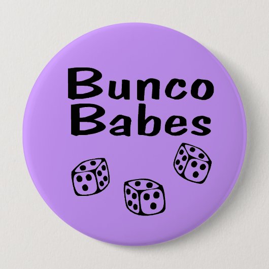 Badge Rond 10 Cm Bébés de Bunco (Devant)