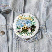 Badge Rond 10 Cm Benkovac (En situation)