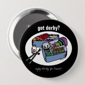 Badge Rond 10 Cm bento de Derby (Devant & derrière)