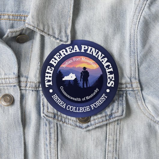 Badge Rond 10 Cm Berea Pinnacles (rd2) (En situation)