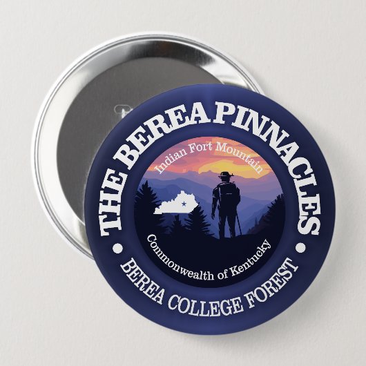 Badge Rond 10 Cm Berea Pinnacles (rd2) (Devant & derrière)