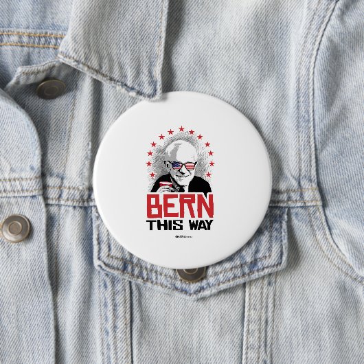 Badge Rond 10 Cm Berne de cette façon (En situation)