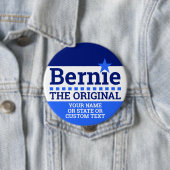 Badge Rond 10 Cm Bernie les 2020 originaux Démocrate politique (En situation)
