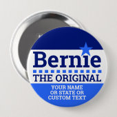 Badge Rond 10 Cm Bernie les 2020 originaux Démocrate politique (Devant & derrière)