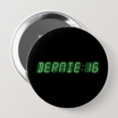 Badge Rond 10 Cm Bernie Sanders Time (Devant & derrière)