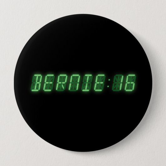 Badge Rond 10 Cm Bernie Sanders Time (Devant)