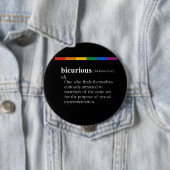 BADGE ROND 10 CM BICURIEUX (En situation)