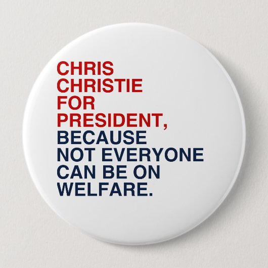 BADGE ROND 10 CM BIENVENUE CHRISTIE 2016 (Devant)