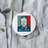 BADGE ROND 10 CM BILL CLINTON 2016 - .PNG (En situation)