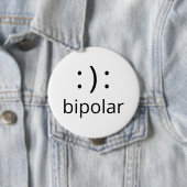 Badge Rond 10 Cm bipolaire (En situation)