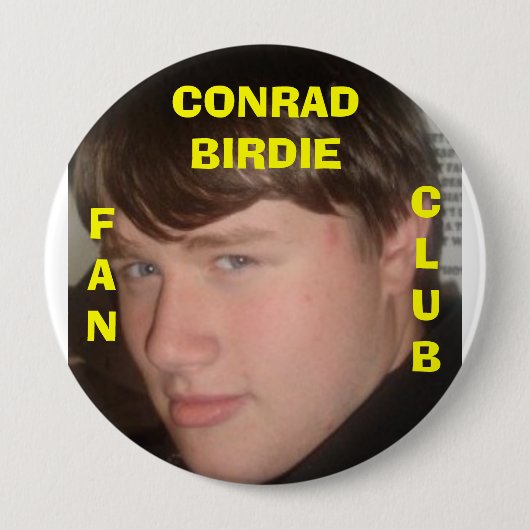 Badge Rond 10 Cm Birdie de Conrad (Devant)