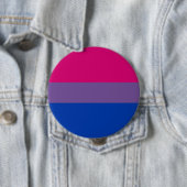 Badge Rond 10 Cm Bisexual pride (En situation)