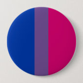 Badge Rond 10 Cm Bisexuel fier (Devant)