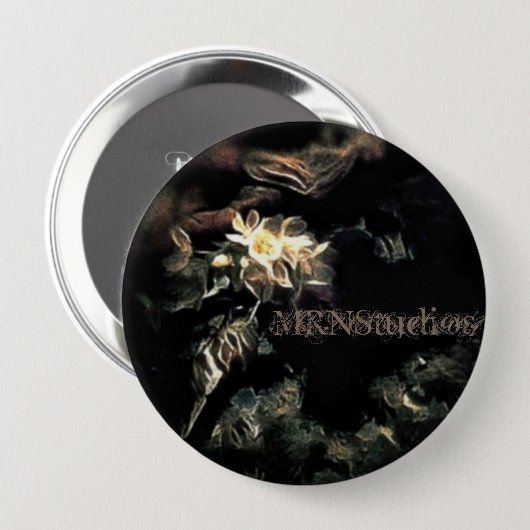 Badge Rond 10 Cm Bloomed (Devant & derrière)