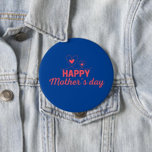 Badge Rond 10 Cm Bonne fête des mères (En situation)