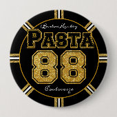 Badge Rond 10 Cm Boston Hockey Pasta 88 (Devant)