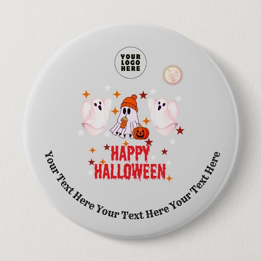 Badge Rond 10 Cm Bouton (Devant)