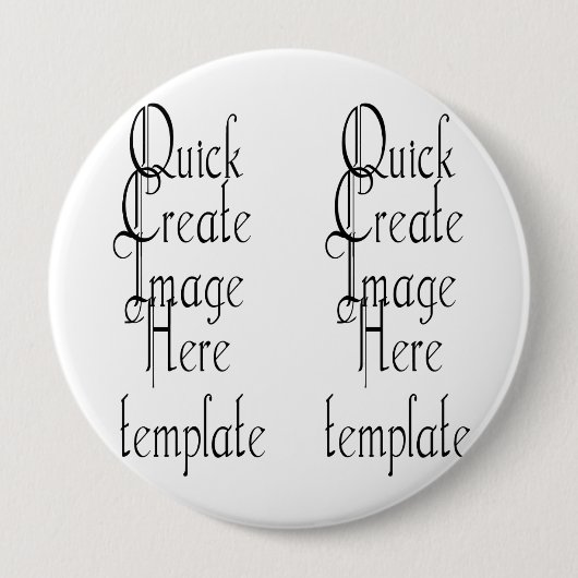 Badge Rond 10 Cm Bouton (Devant)