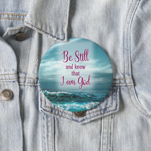 Badge Rond 10 Cm Bouton (En situation)