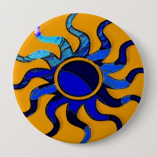 Badge Rond 10 Cm Bouton (Devant)