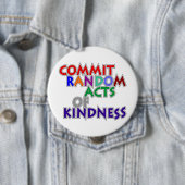 Badge Rond 10 Cm Bouton 1 de CRAK (En situation)