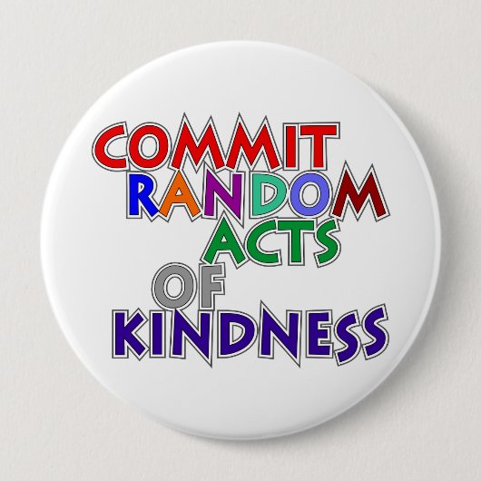 Badge Rond 10 Cm Bouton 1 de CRAK (Devant)