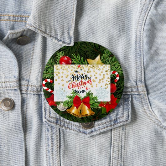 Badge Rond 10 Cm Bouton arrondi du bouton, (En situation)