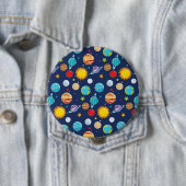 Badge Rond 10 Cm Bouton Arrondi immense (En situation)