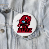 Badge Rond 10 Cm Bouton Blitz (En situation)