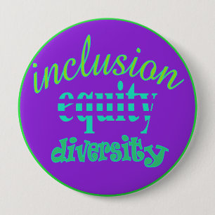 Badge Rond 10 Cm Bouton cercle DEI