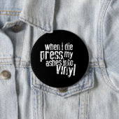 Badge Rond 10 Cm Bouton Citation de vinyle (En situation)