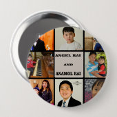 Badge Rond 10 Cm Bouton Collage photo (Devant & derrière)