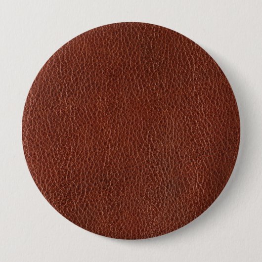 Badge Rond 10 Cm Bouton cuir (Devant)