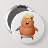 Badge Rond 10 Cm Bouton d'atout de bébé (Devant & derrière)
