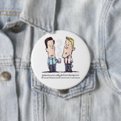 Badge Rond 10 Cm Bouton de Bill_and_Struck (En situation)